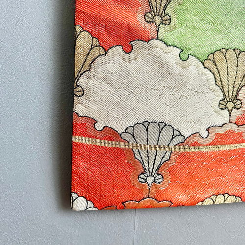 table runner 青海波に華紋　帯リメイク table runner 青海波に華紋 帯リメイク - メルカリ