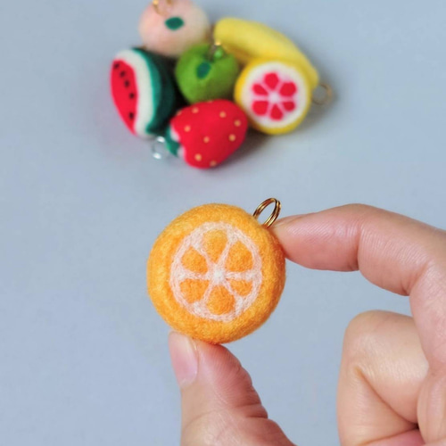 みぐりんりん 確認用ページキーホルダー羊毛フェルトハンドメイド みぐりんりん様専用 確認用ページキーホルダー羊毛フェルト