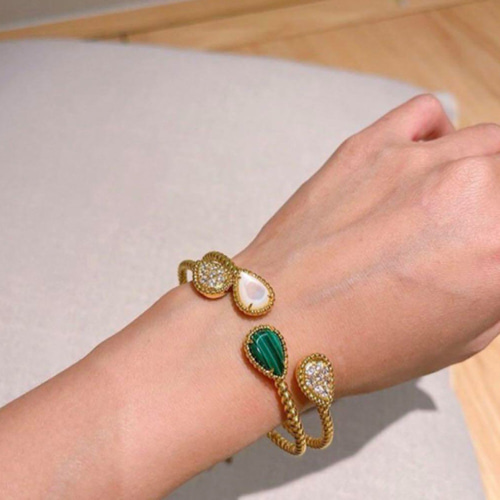 ✴️ハイクオリティLOGOセルパンボエム ツイン モチーフ バングル  