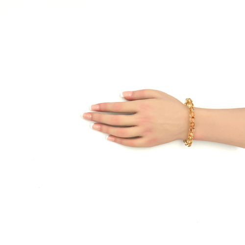 00060)シトリン 8mm 天然石 ブレスレット（先行販売限定価格通常より10
