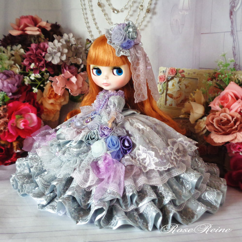 ベルサイユの薔薇 ミスティーグレーの誘惑 豪華ボリュームフリルドールドレス ベルサイユの薔薇 夕暮れの花園 ミスティーグレーの誘惑 ボリューム