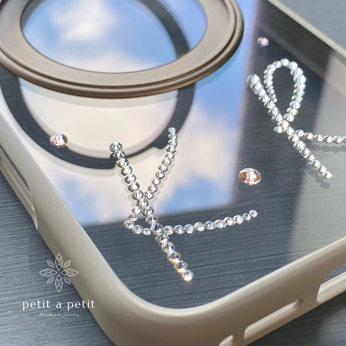 iPhone12〜17シリーズ スワロフスキー®︎ MagSafe対応 リング付き