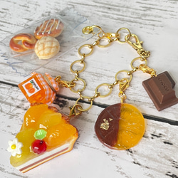 受注生産》オレンジスイーツのバッグチャーム♡フェイクスイーツ