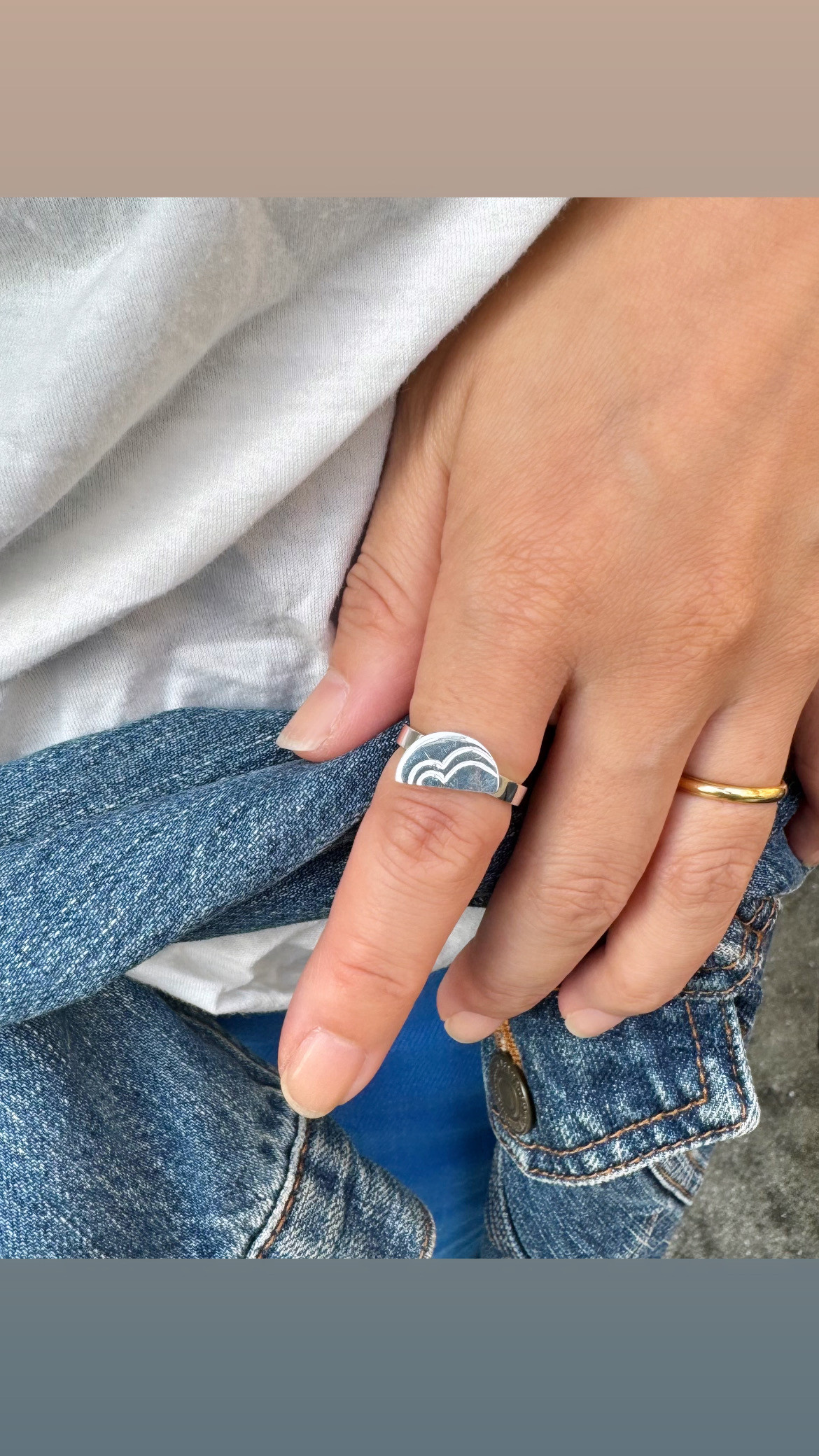 Moon river ring　（ムーンリバーリング）