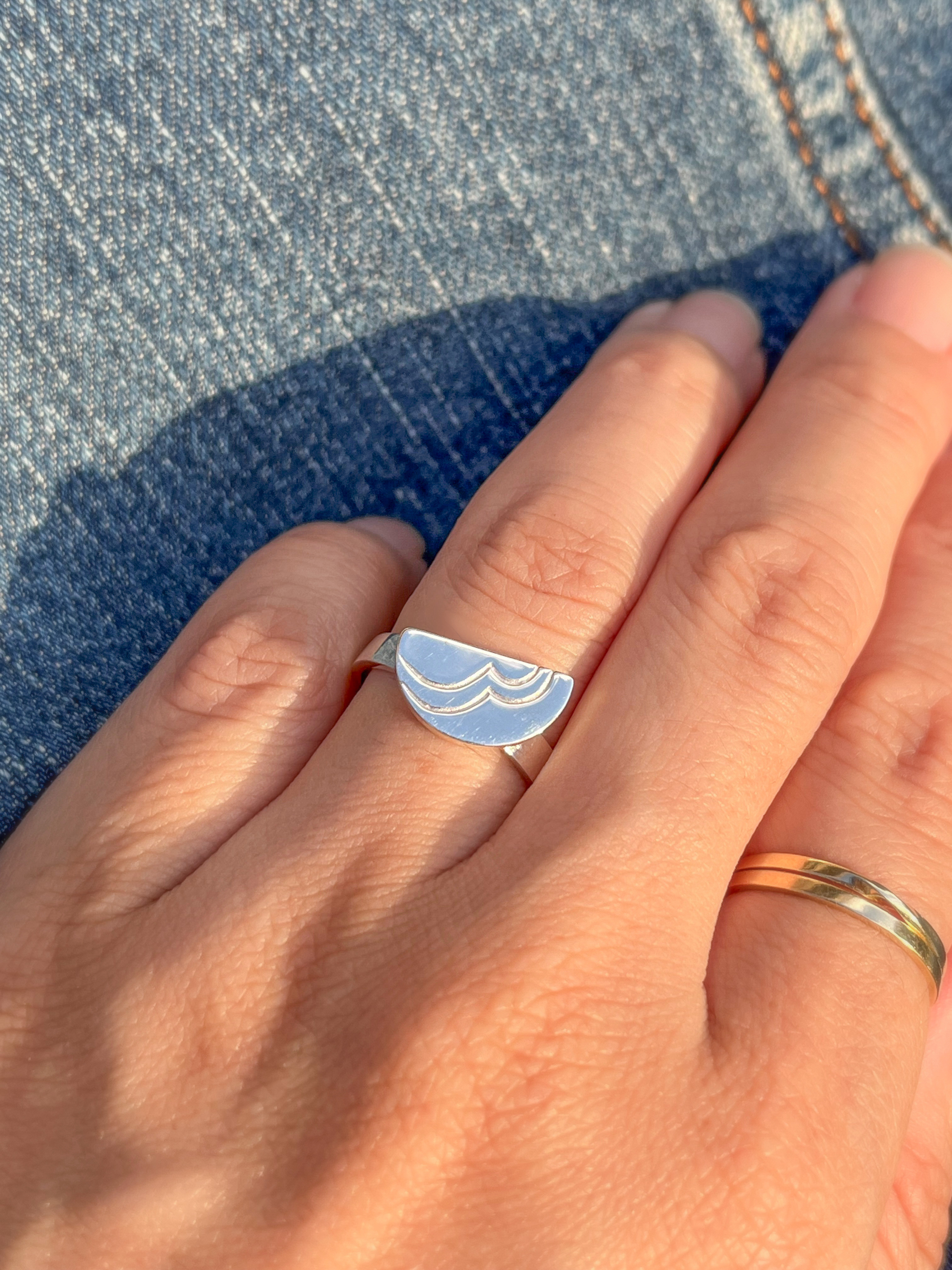 Moon river ring　（ムーンリバーリング）