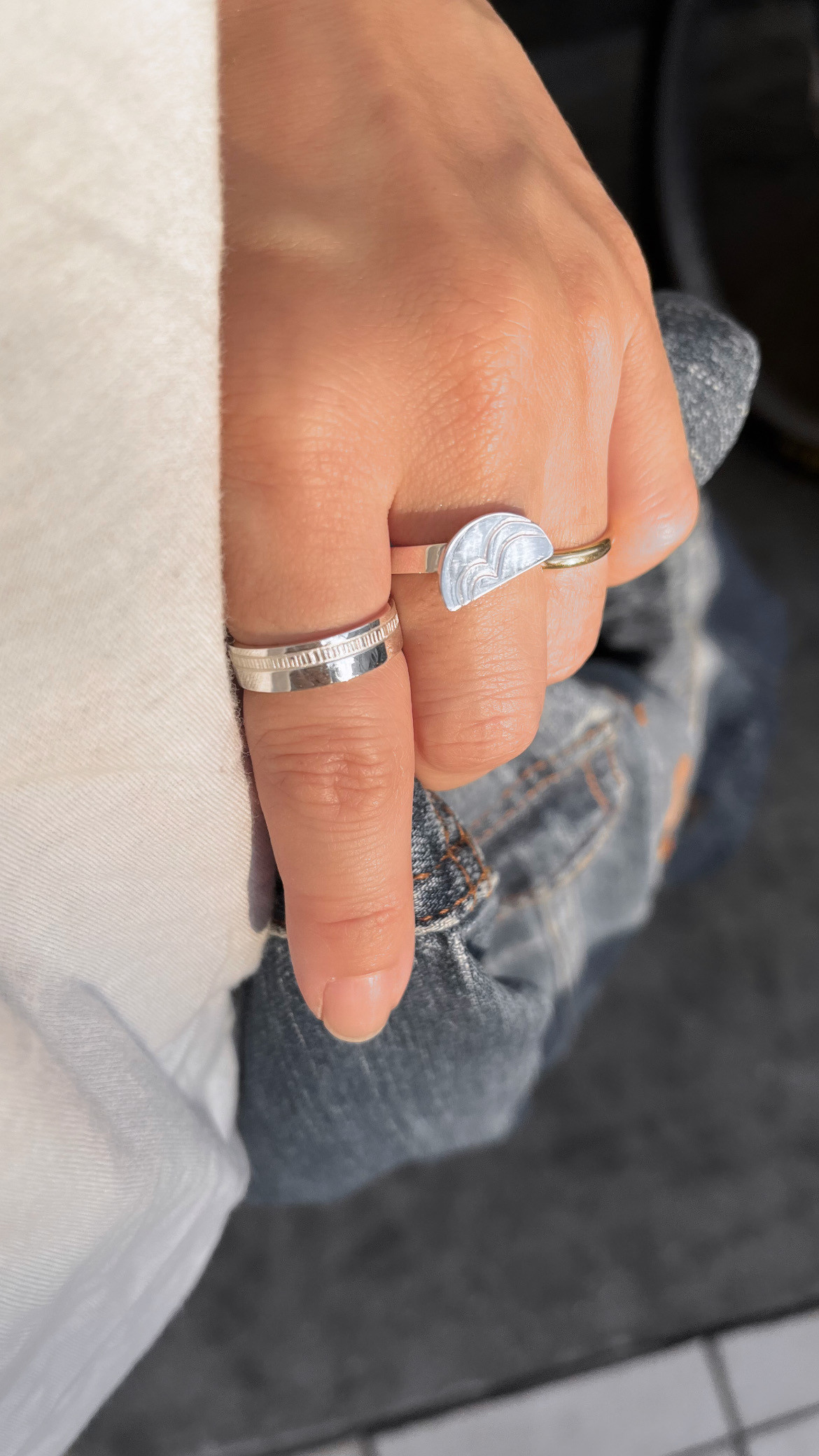 Moon river ring　（ムーンリバーリング）