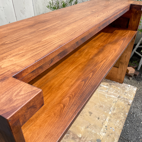 オーダーメイドバーカウンター（W1700ビーチ材） 高級