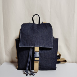 展示品【デニムのリュックサック】インディゴ リュック・バック