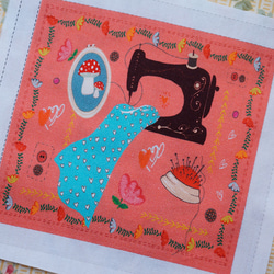 ミシンのパネルカットクロス　(1枚) 4枚目の画像