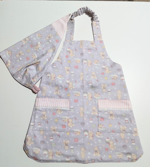 Ocean&Ground 子供 エプロン キッズ 三角巾 OCEAN＆GROUND