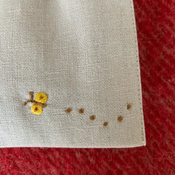 [再販❣️]パンダ＆おはな　ぱくぱくポーチ 3枚目の画像