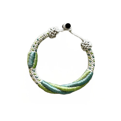 千蔵組]組紐のブレスレット『Green Green』 ブレスレット kaciju