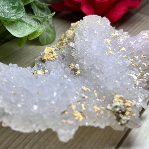 幸運の石✿*:・ パープルカルサイト 原石 クラスター 天然石 東洋