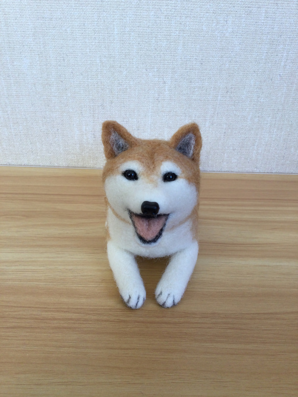 羊毛フェルト 犬 柴犬｜羊毛フェルト