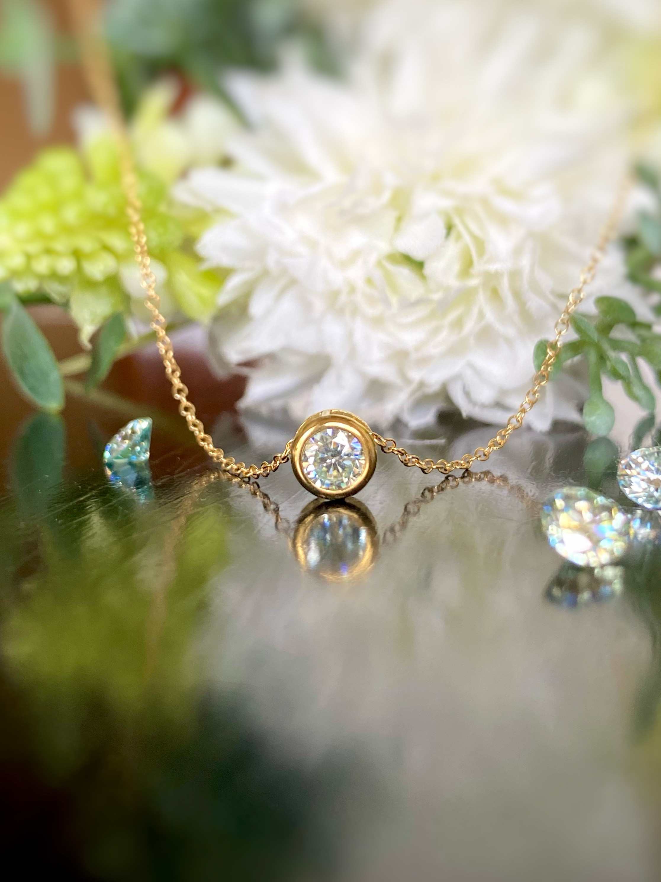 Baby Trax モアサナイトネックレス 5mm 46cm 喜平ネックレス コレクション 一覧 ｜BABY TRAX(ベイビー