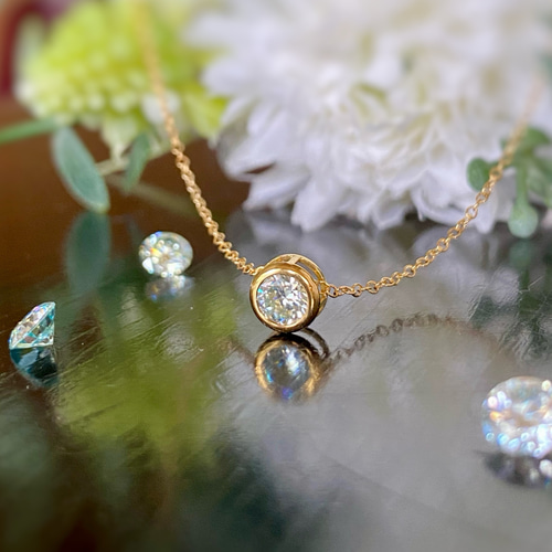 Baby Trax モアサナイトネックレス 5mm 46cm Baby Trax モアサナイトネックレス 5mm 46cm Baby Trax Tokyo