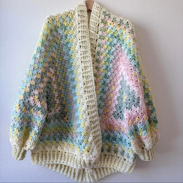 ⭐︎handmade⭐︎手編み アルパカ カーディガン ニット