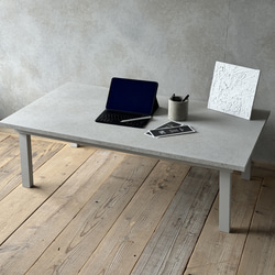 11/30で出品終了　こたつ　テーブル　モルタル柄　黒 71d1c14571ab1e2162159d0f9ad144