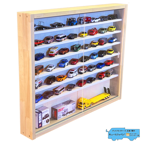 １×６・１×ワイド ミニカーケース コレクション 収納 アクリル障子付 日本製 ☆値下げ☆1×6・1×ワイド ミニカーケース ミニチュア
