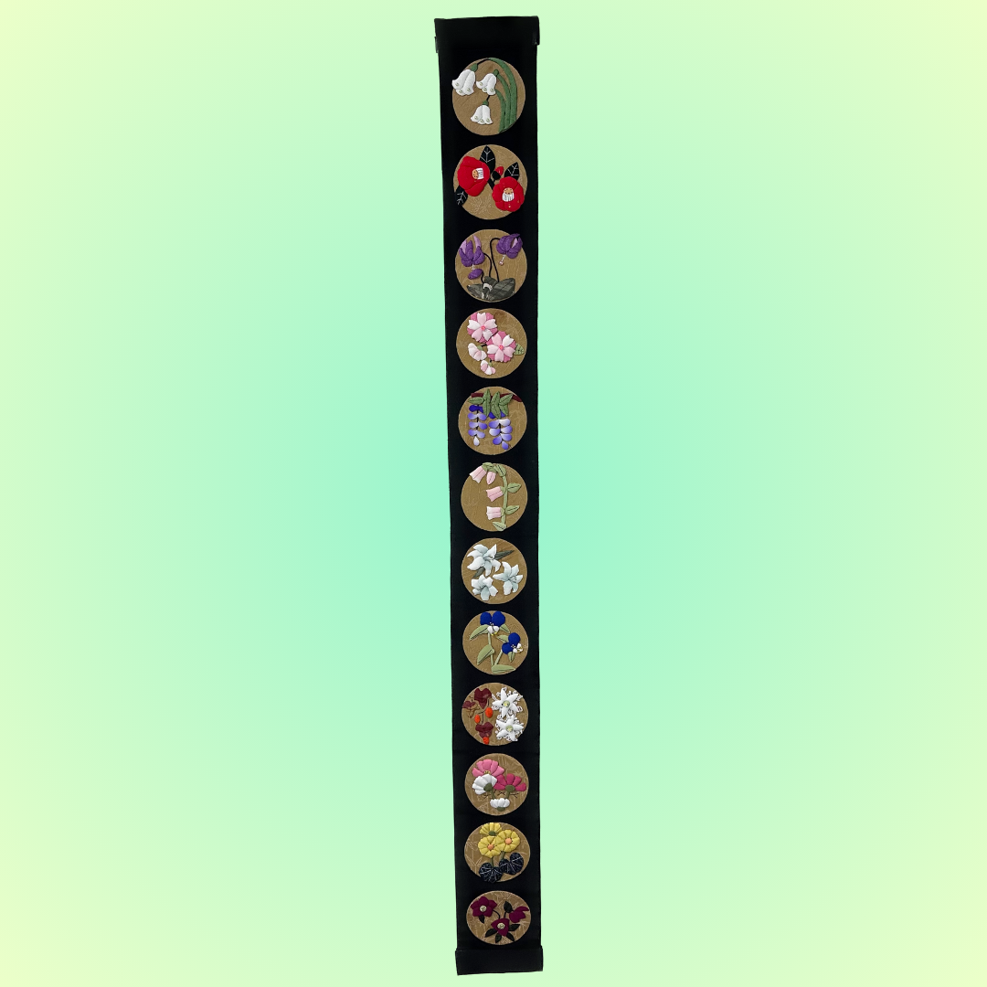 キット】12ヶ月の花のタペストリー キット 和小物キット専門店