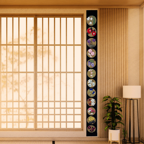 キット】12ヶ月の花のタペストリー キット 和小物キット専門店