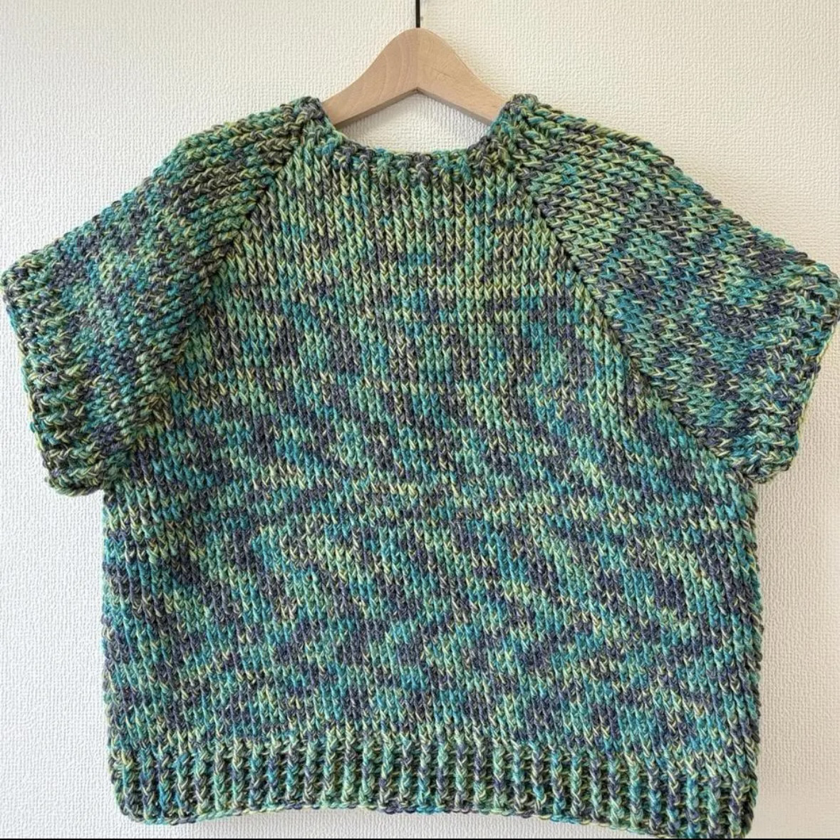 ⭐︎handmade⭐︎手編み　ジャガード調セーター