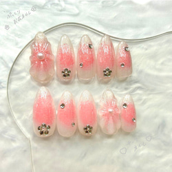 【sample】オーダーネイルチップ 推し活 付け爪 つけ爪 ピンク 緑 アシメ Amazon | Liberte555 ネイルチップ 緑 グリーン シール 韓国 付け爪