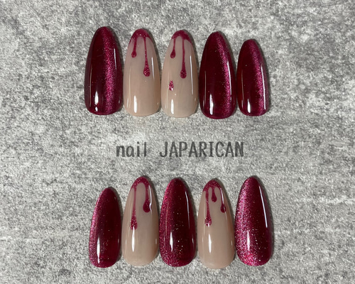 ネイルチップ つけ爪 ハロウィンネイル ハロウィンネイル ネイルチップ（つけ爪） nail JAPARICAN 通販