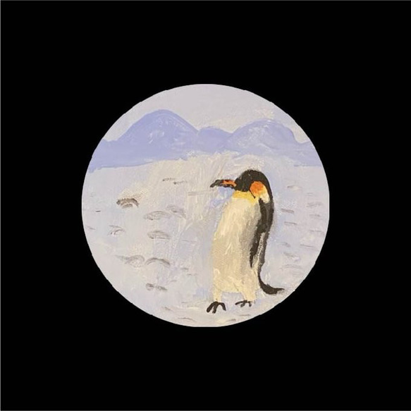 原画】「南極のペンギン」 絵画 ミスターピカソくん 通販 18425354