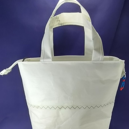 トートバッグ（ファスナー付き）【W-550】セイルバッグ ヨット