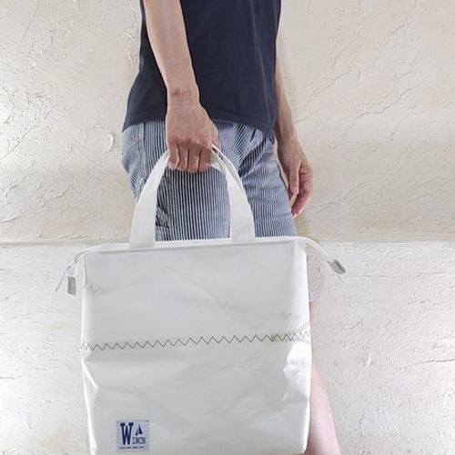 トートバッグ（ファスナー付き）【W-550】セイルバッグ ヨット