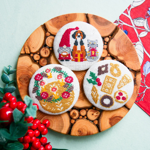 アイスランドとフィンランドとノルウェーのクリスマス オーナメントに