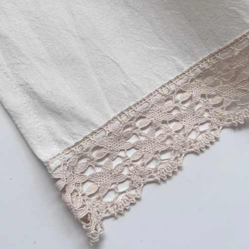 アイボリーホワイト ナチュラル ハーフリネン カフェカーテン カーテン