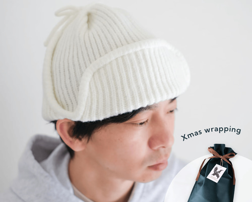 30%OFF】ラッピング無料○モヘアニットフライトキャップ耳付き ユニ