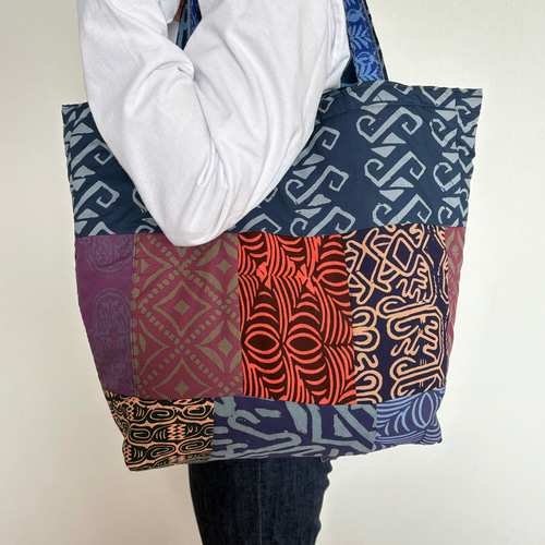 2WAYトートバッグ 〜 ハワイファッションブランドNOANOA のパッチ