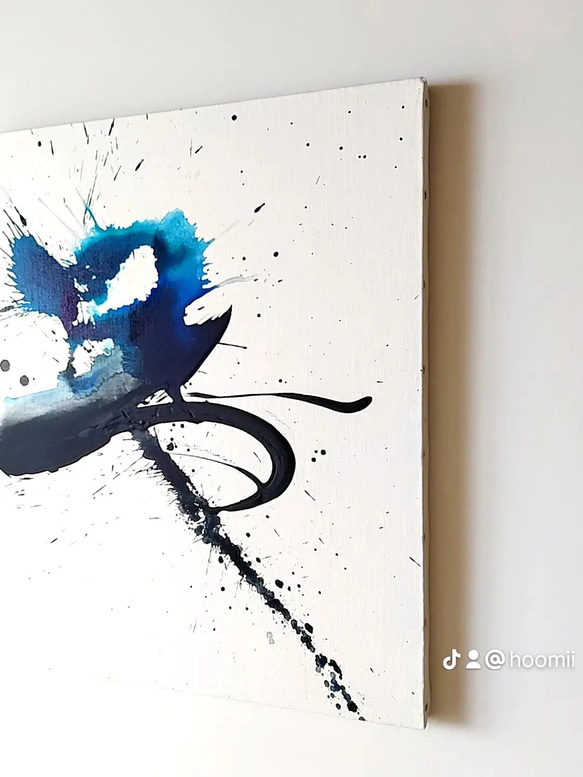 和モダン抽象画 インテリアアート リビングアート 原画 シック 絵画