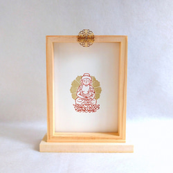 厨子入り阿弥陀如来坐像。【厨子から分離出来ます　製作年不明品？木製　レトロ】。 厨子入り阿弥陀如来坐像。【厨子から分離出来ます 製作年不明品