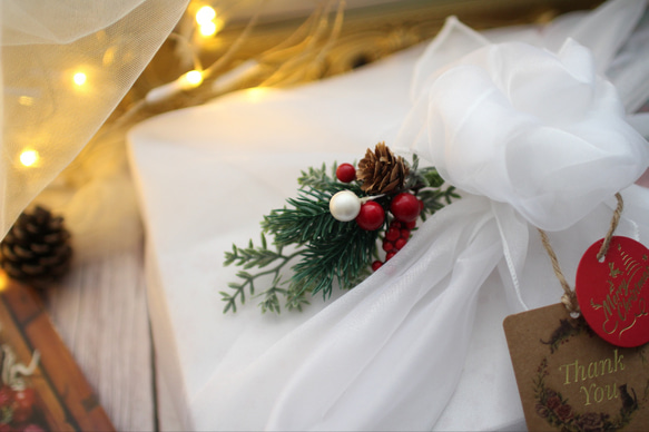 （クリスマス近辺発送）クリスマスあんフラワークッキー 15個入り　 食べられるお花！あんこのお花！クリスマス　高級ギフト 14枚目の画像