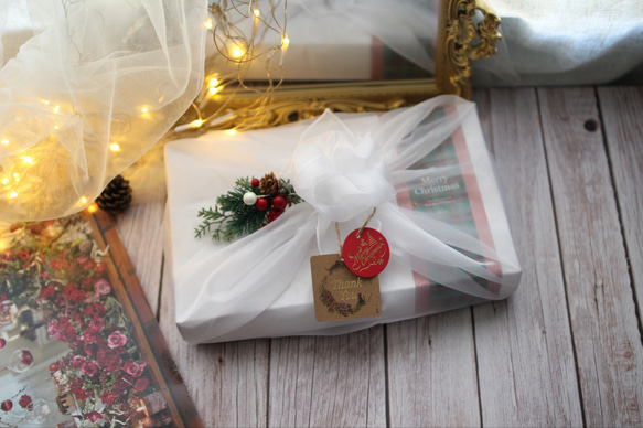 （クリスマス近辺発送）クリスマスあんフラワークッキー 15個入り　 食べられるお花！あんこのお花！クリスマス　高級ギフト 3枚目の画像