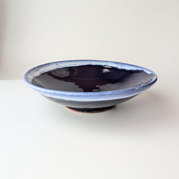 瑠璃色　皿　清時代　初期 瑠璃色 皿 清時代 初期