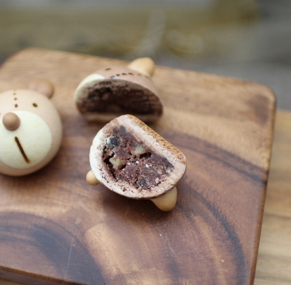 （クリスマス近辺配送）クリスマスあんフラワークッキー9個入り 食べられるお花！あんこのお花！クリスマス　高級ギフト 10枚目の画像