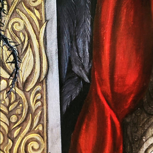 絵画展入選作品】悪魔に魂を売る剣闘士 / 117×91㎝ F50 特大 絵画展入選作品】悪魔に魂を売る剣闘士 / 117×91㎝ F50 特大