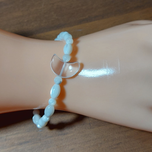 マザーオブパールに月の水晶のブレス ブレスレット PENDENS 通販