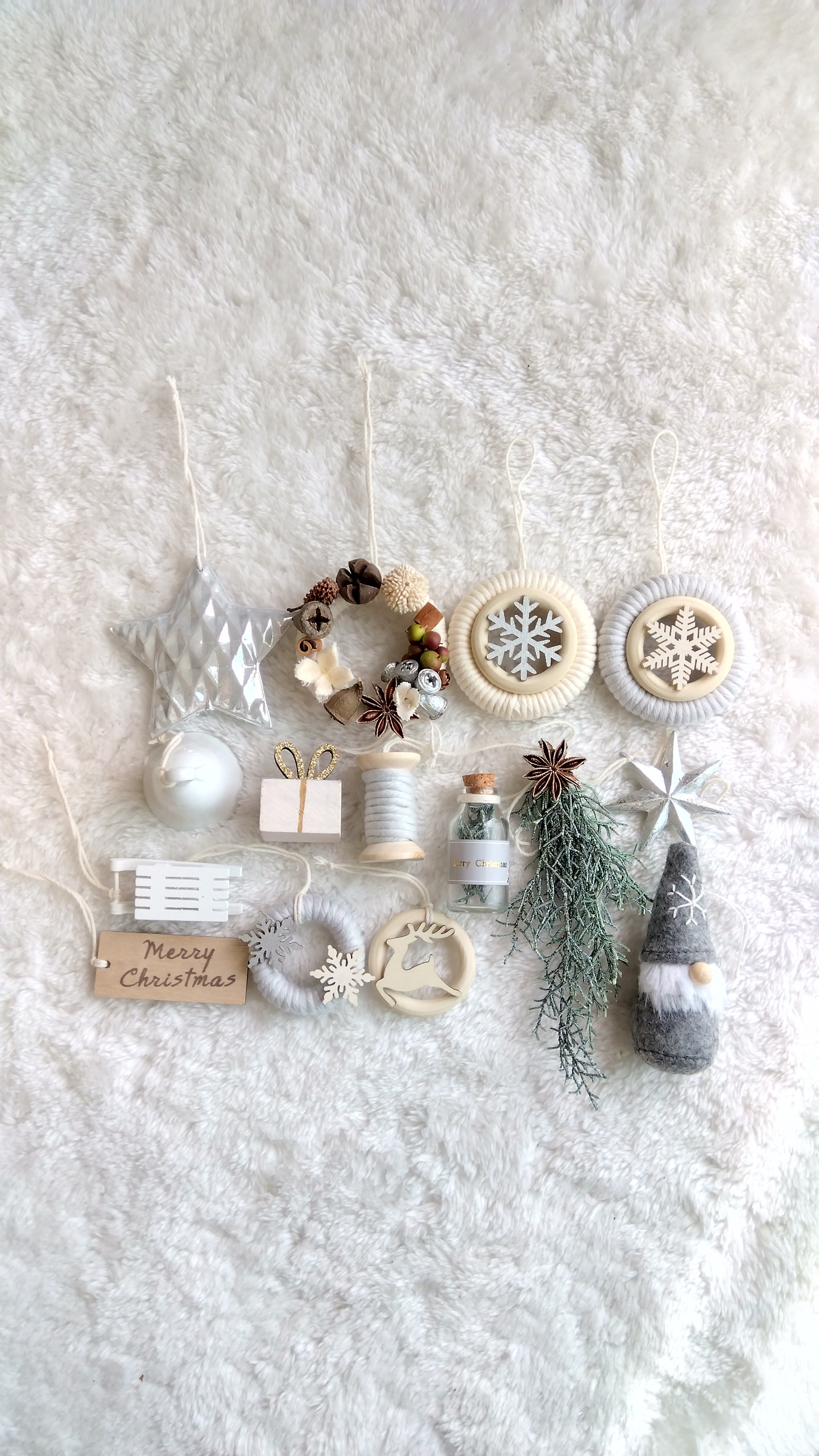 NO 417『流木・マクラメ・クリスマスガーランド・クリスマス