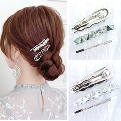 リバティプリント使用パッチンピン/長方形5cmサイズ/1個 ヘアピン