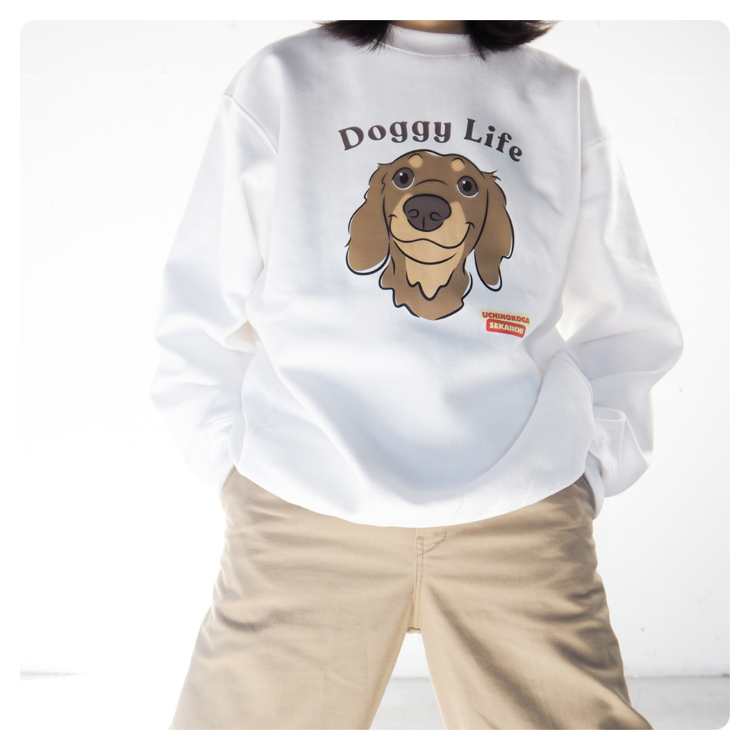 【スウェット】オーダーメイド｜うちの子グッズ｜裏起毛｜犬イラスト｜クリスマスプレゼント