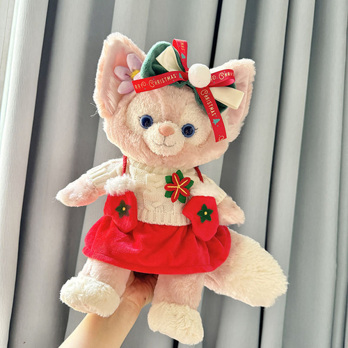 リーナ・ベル用 Mサイズ ぬいぐるみ着せ替え服クリスマス4点セット