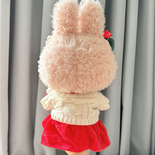 リーナ・ベル用 Mサイズ ぬいぐるみ着せ替え服クリスマス4点セット