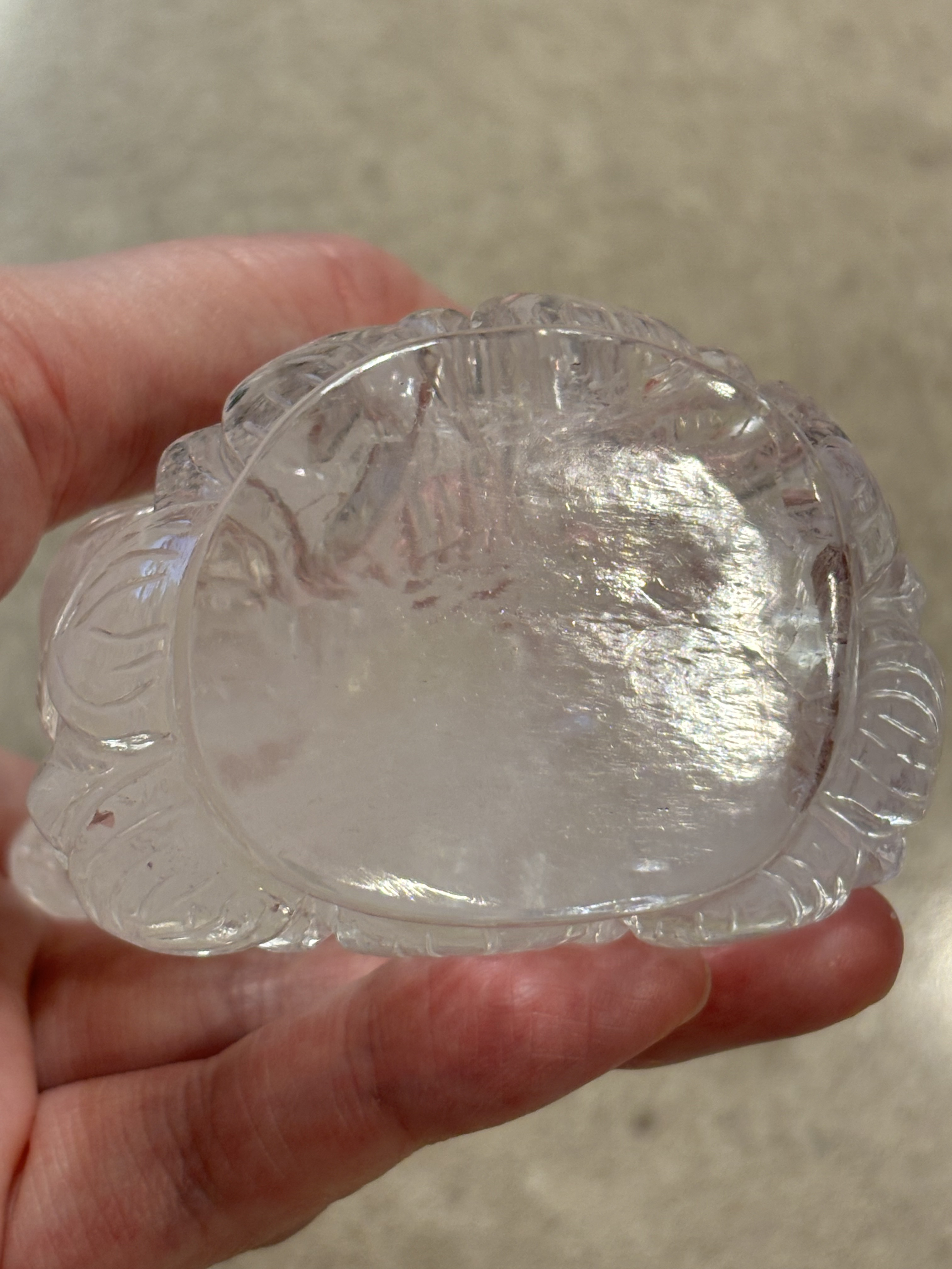 クリアクォーツ ガネーシャ 水晶 高品質】 ヒマラヤ水晶 ガネーシャ クリアクォーツ