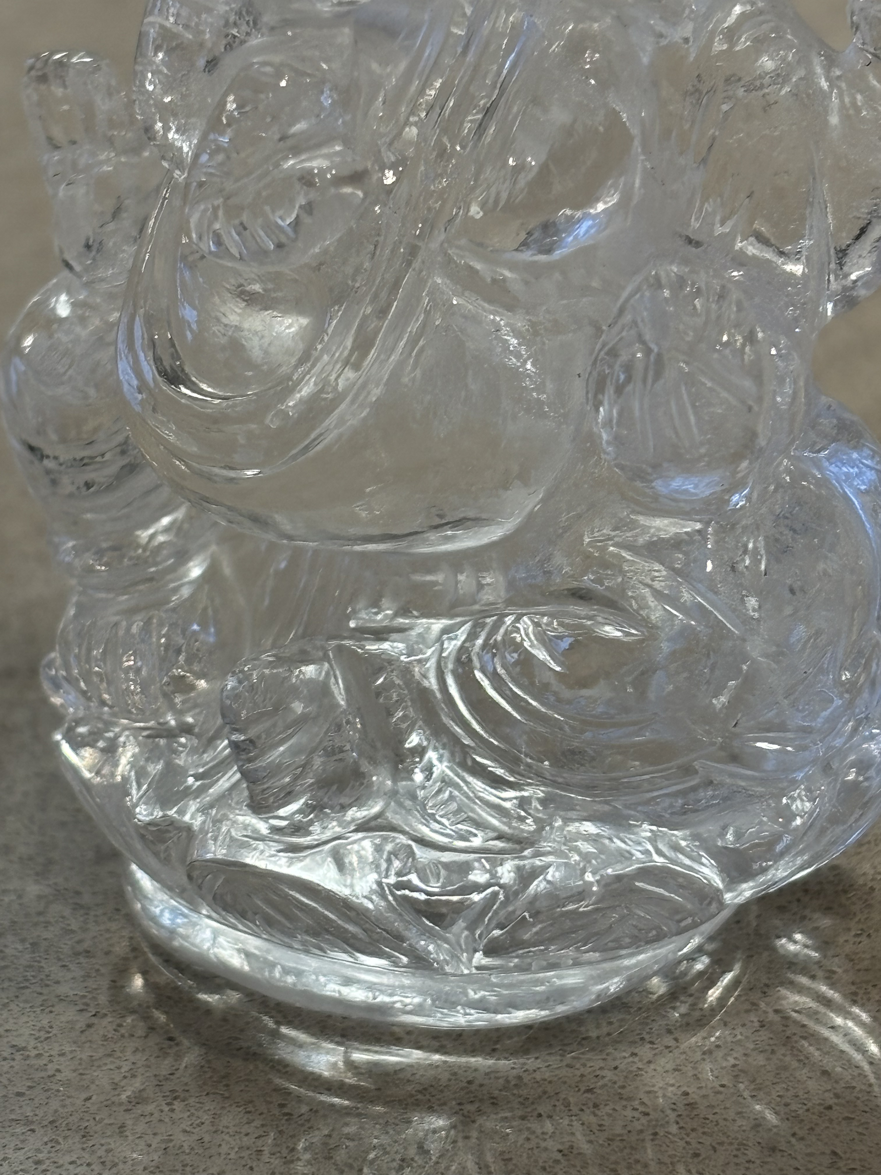 高品質】 ヒマラヤ水晶 ガネーシャ クリアクォーツ